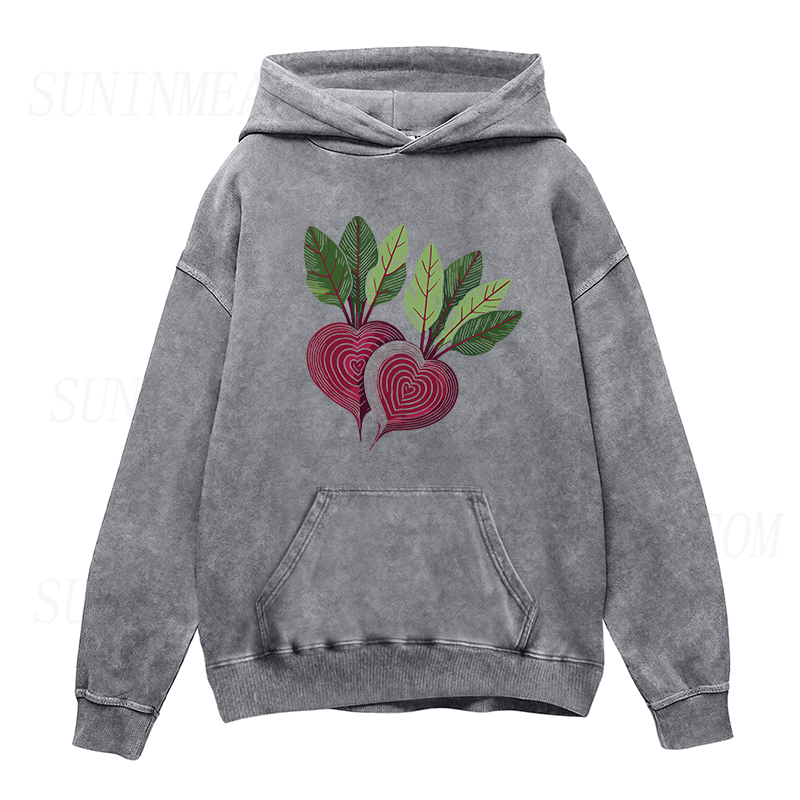 Beet heart Unisex Hoodie