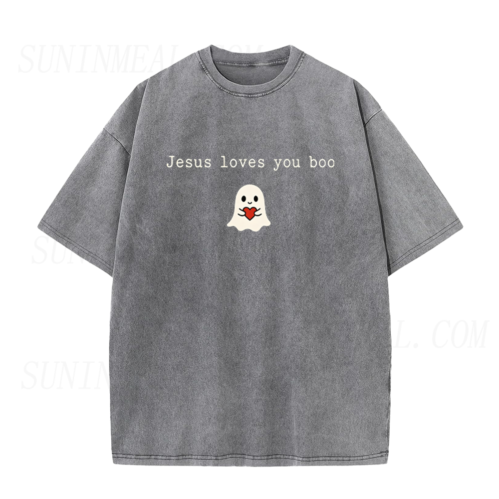 Jesus Loves You Boo Halloween Unisex Tee