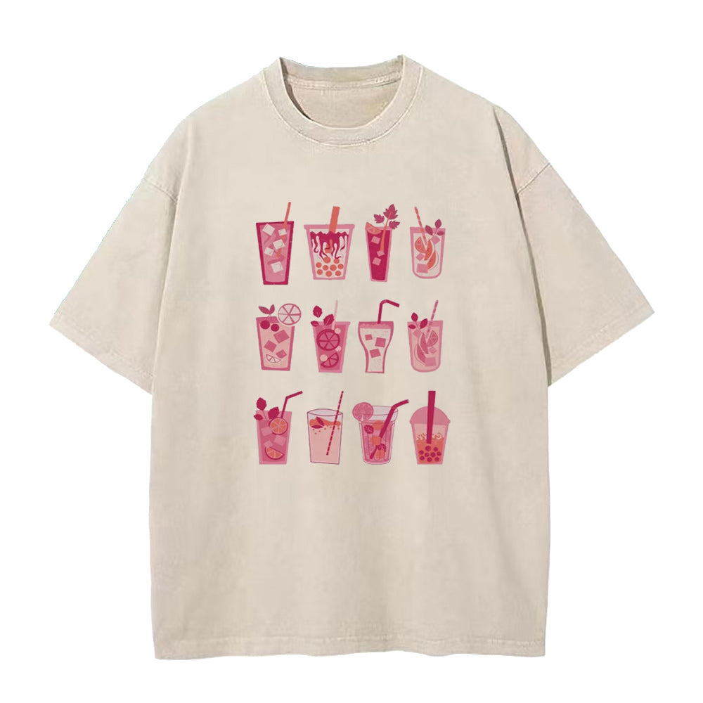 pink drinks Unisex Tee