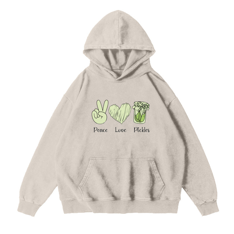 peace love pickles Unisex Hoodie