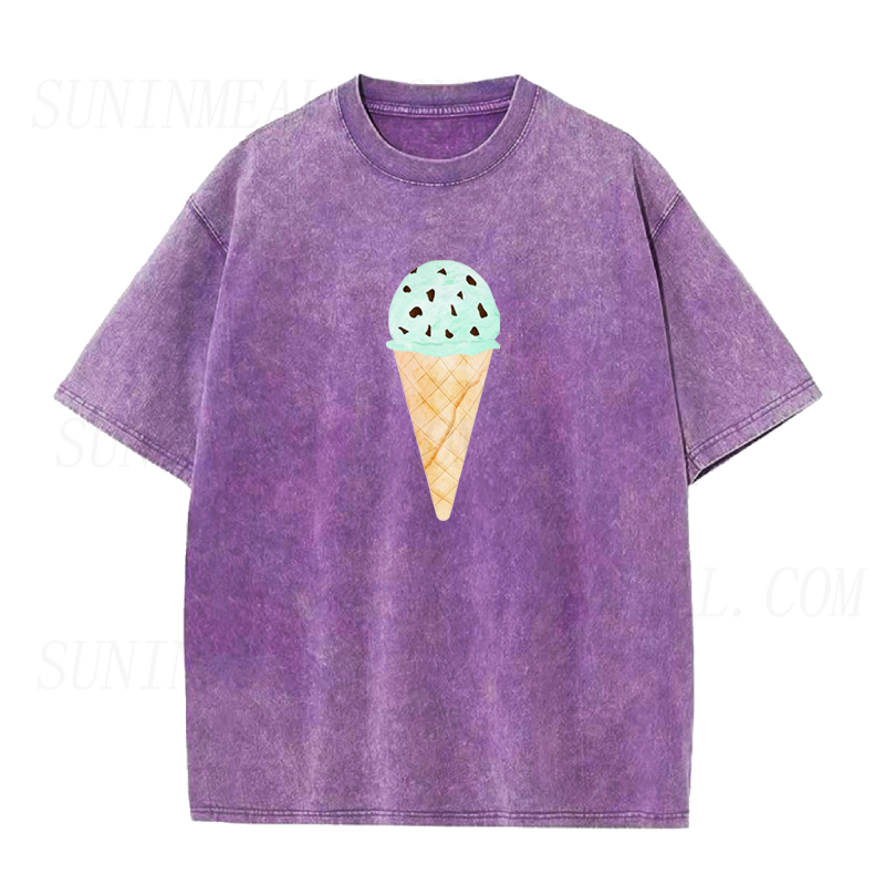 Mint Chocolate Chip Ice Cream Unisex Tee