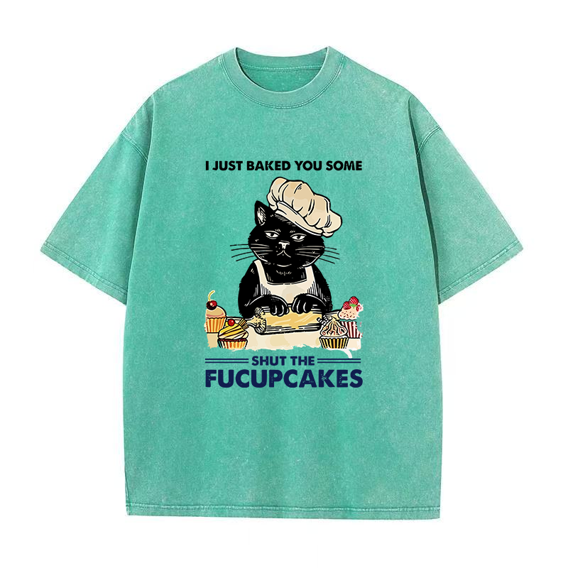 シャット・ザ・フカップケーキのユニセックスTシャツを焼きました
