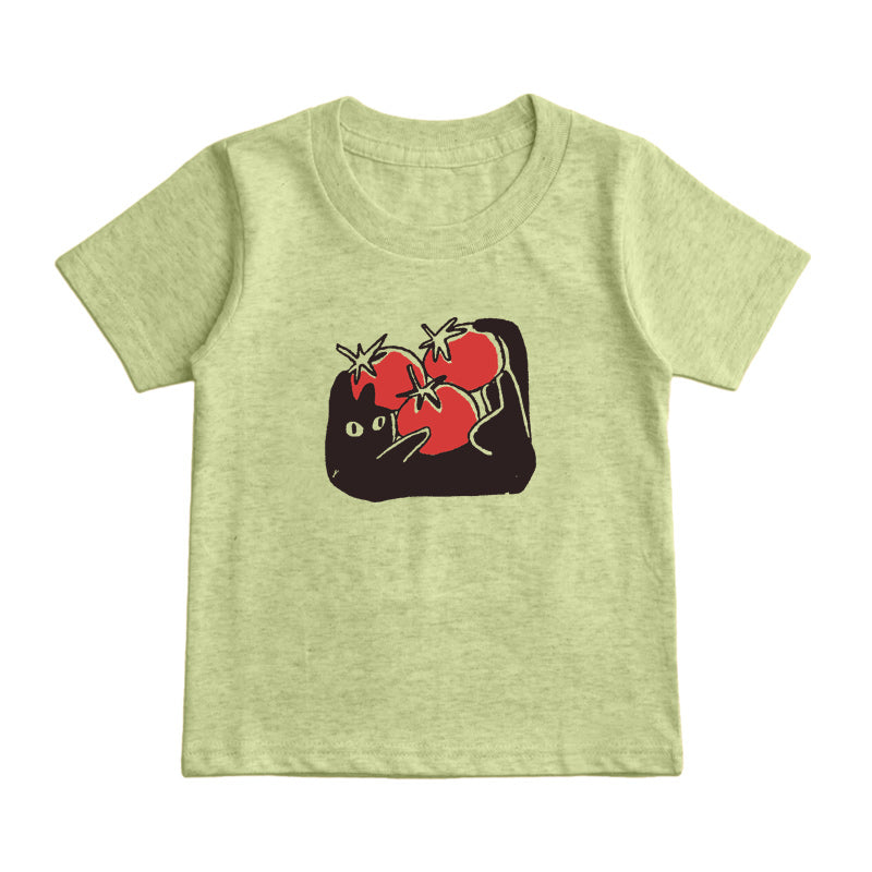 cat tomota Kids T-Shirt