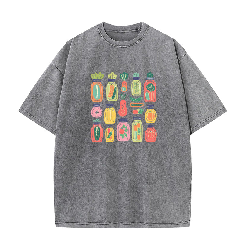 Colorful Pickle Veggie Unisex Tee