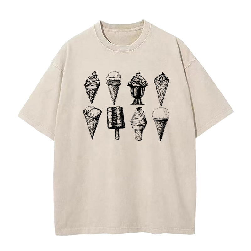 Minimalist Ice Cream Unisex Tee