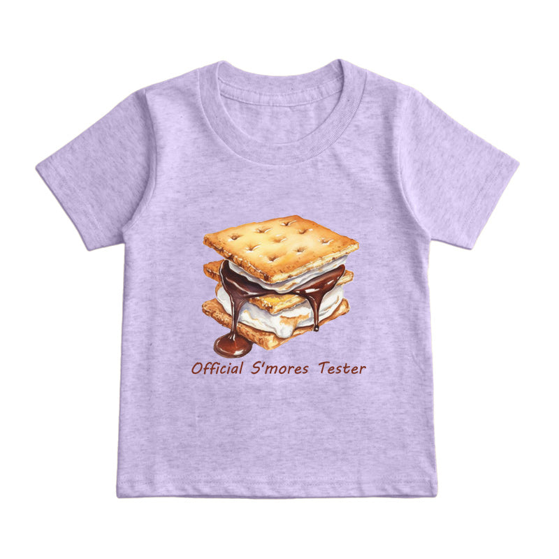 Official S'mores Tester Kids T-Shirt