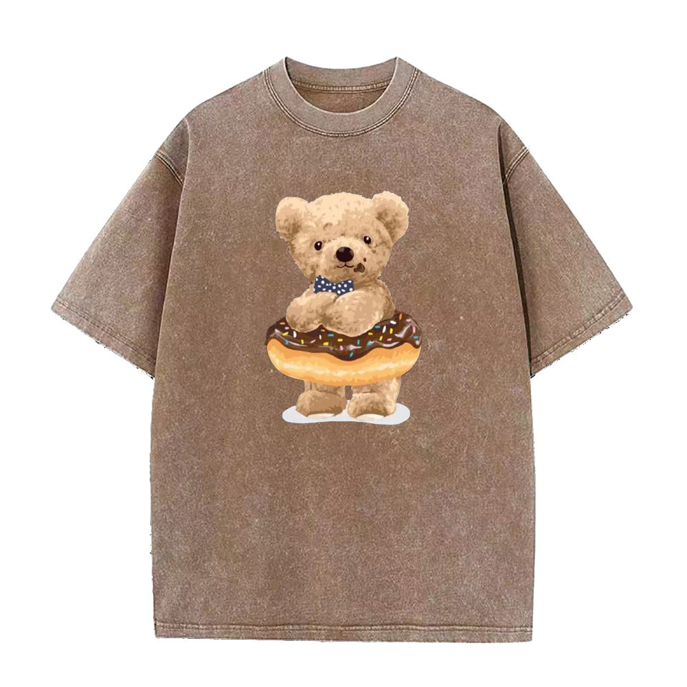 ドーナツラバーズベアーズユニセックスTシャツ