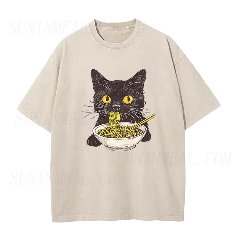 Noodle Cat Unisex Tee