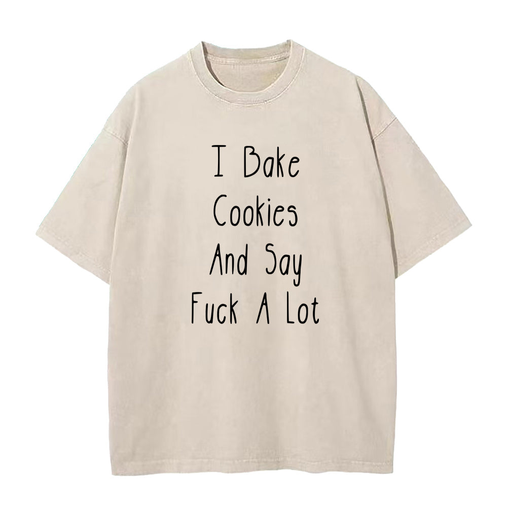 クッキーを焼いて、たくさん言う ユニセックスTシャツ