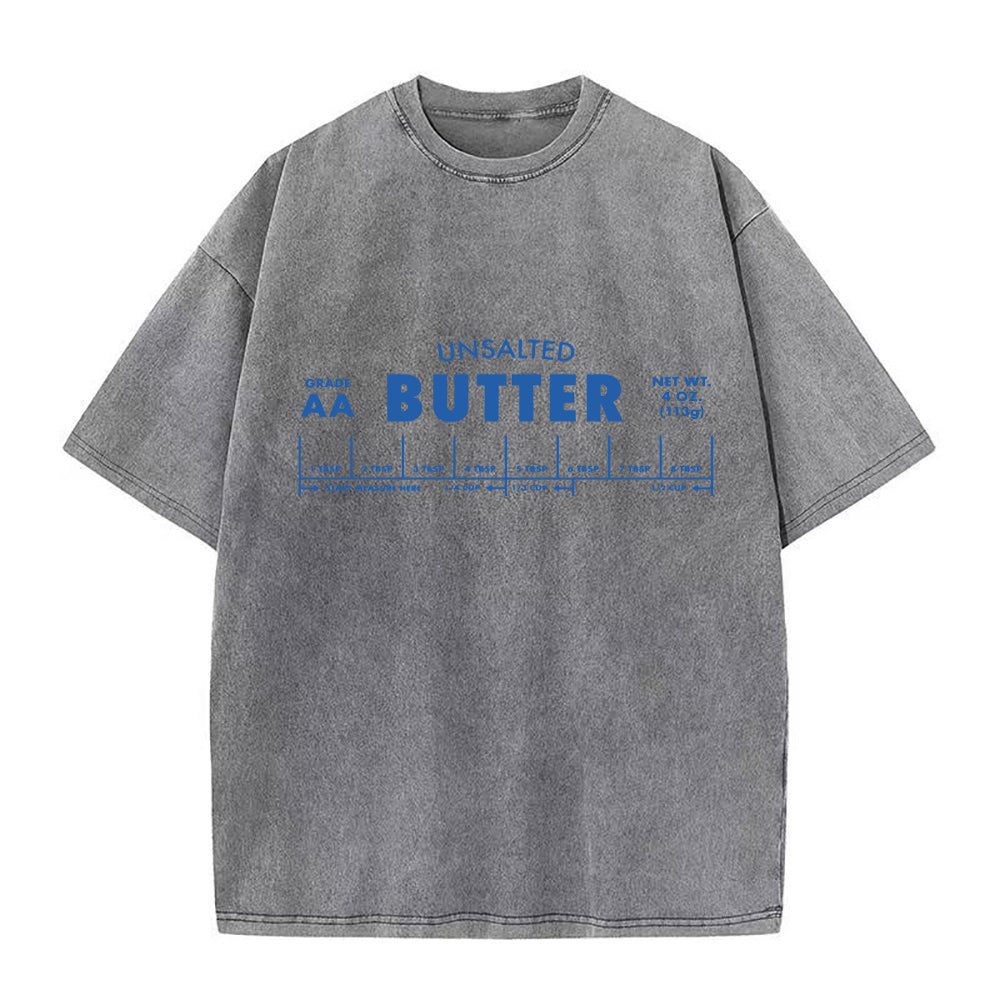 無塩バター ユニセックスTシャツ