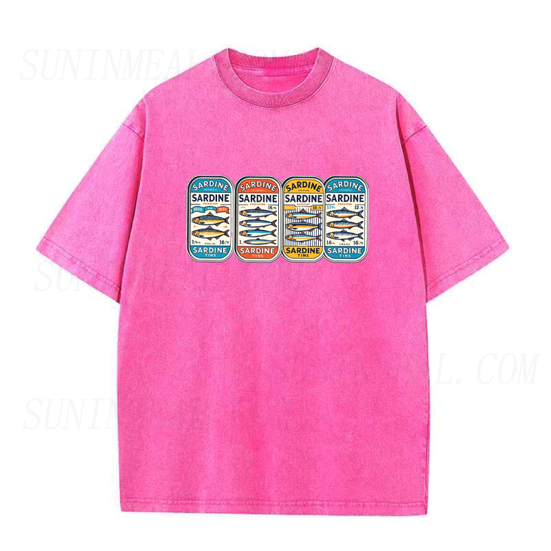 Sardine Time Multi Can Unisex Tee