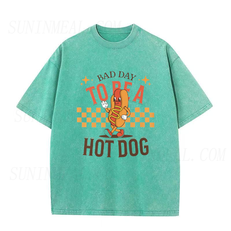 Bad Day To Be A Hot Dog Unisex Tee