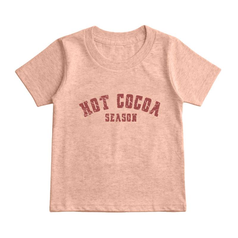 Hot Cocoa Season Kids T-Shirt