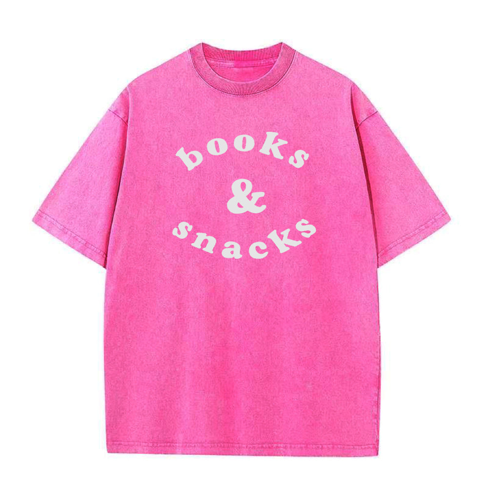 Books & Snacks Unisex Tee