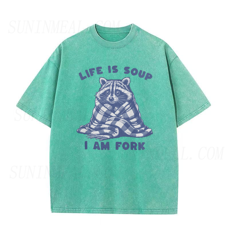 Life Is Soup I Am Fork Unisex Tee