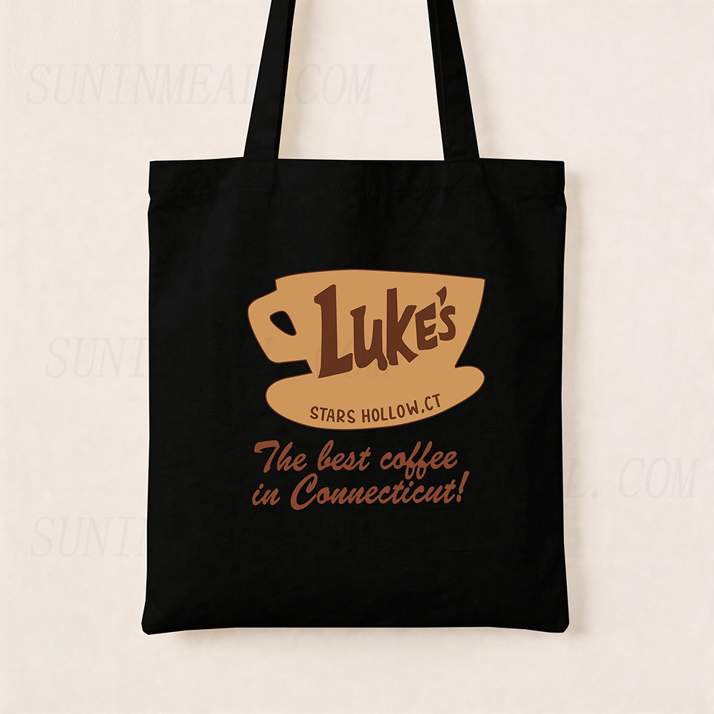 Luke's Coffee Canvas Tote Bag