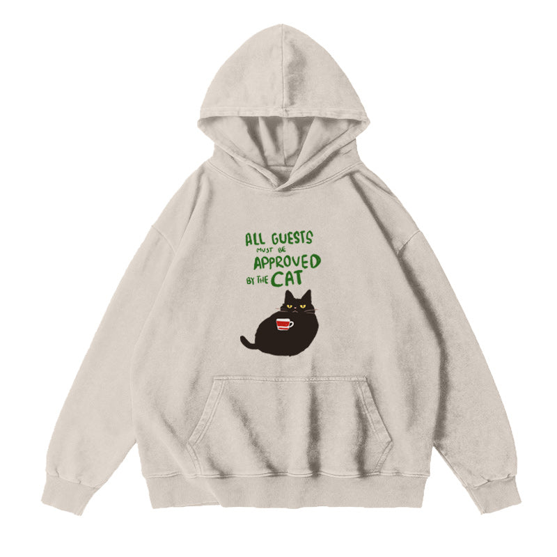 All Guests Must Be Approved by the Cat  Unisex Hoodie