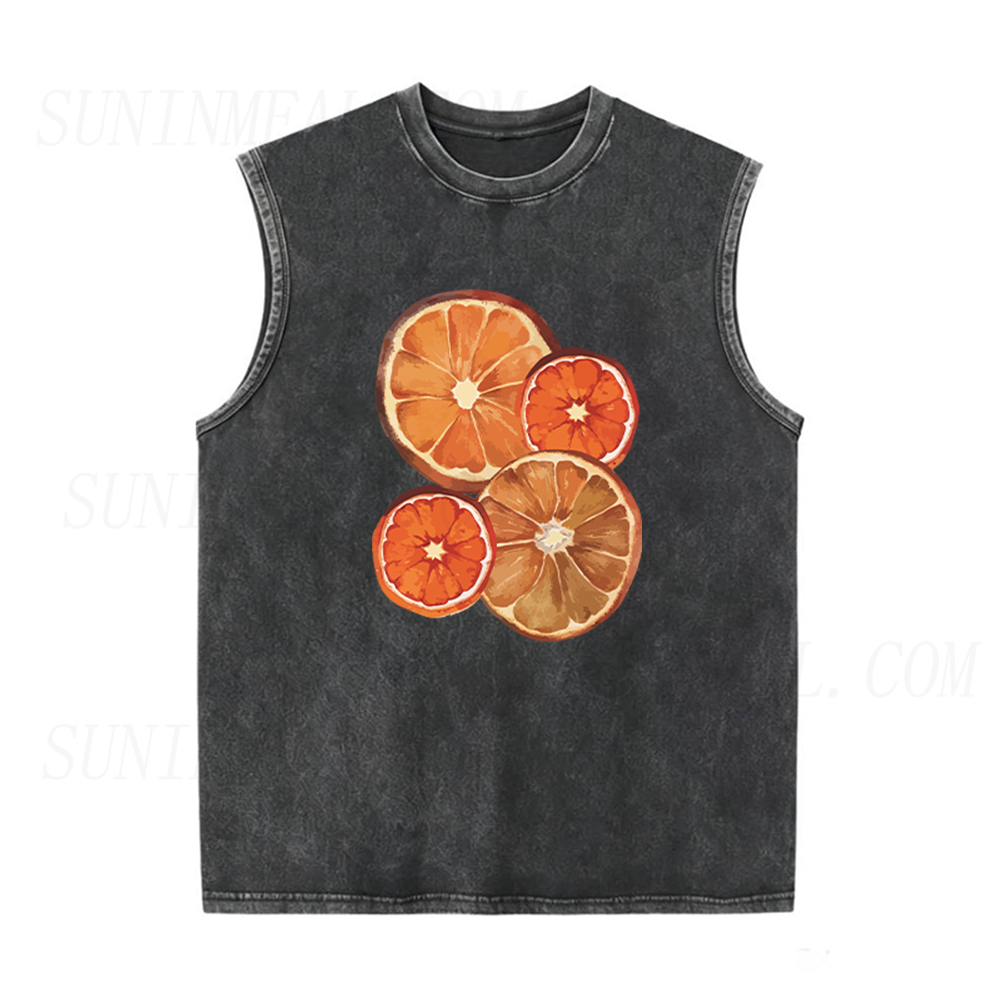 Dried Orange Slice Unisex Tank Top