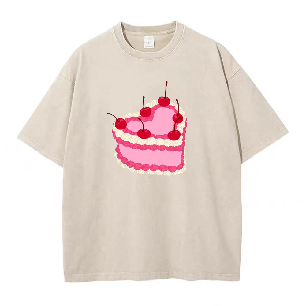 チェリーケーキ ユニセックスTシャツ