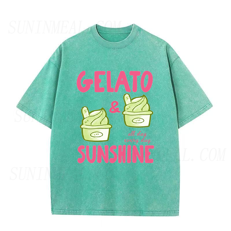 Gelato & Sunshine All Day Every Day Unisex Tee