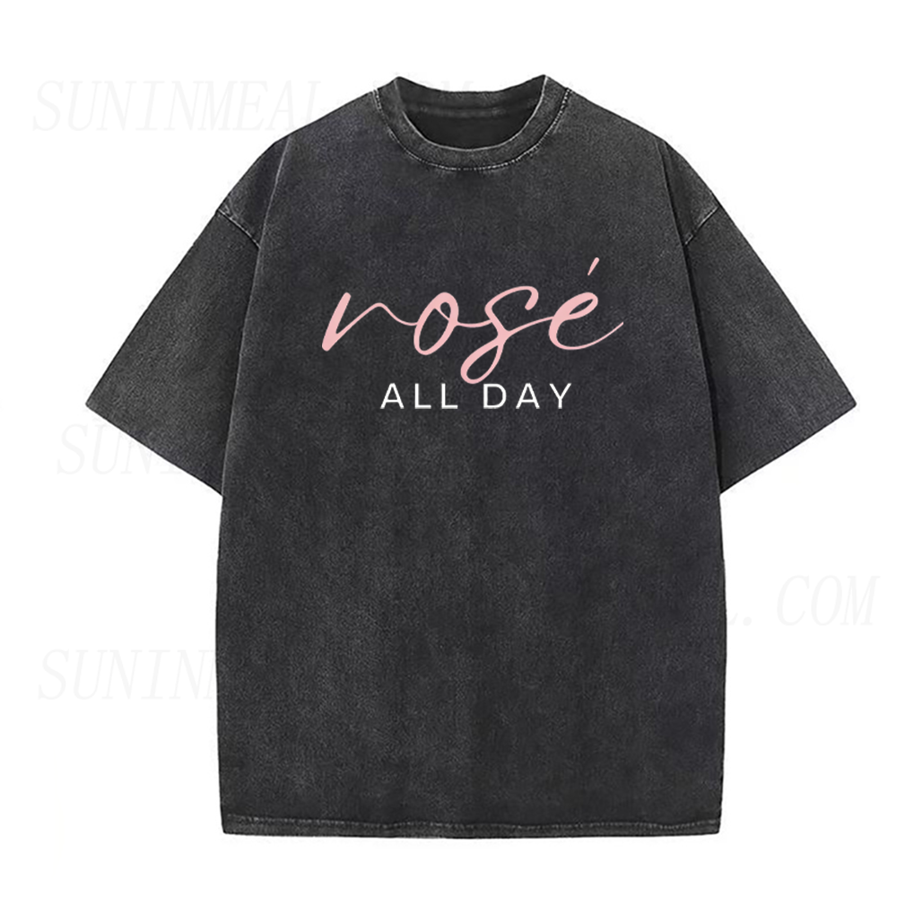 Retro Rosè All Day Unisex Tee