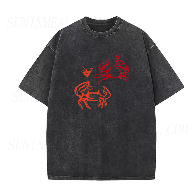 Retro Crab Cocktail Unisex Tee