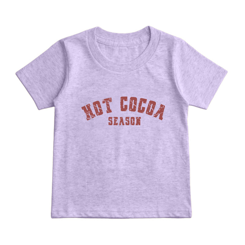 Hot Cocoa Season Kids T-Shirt