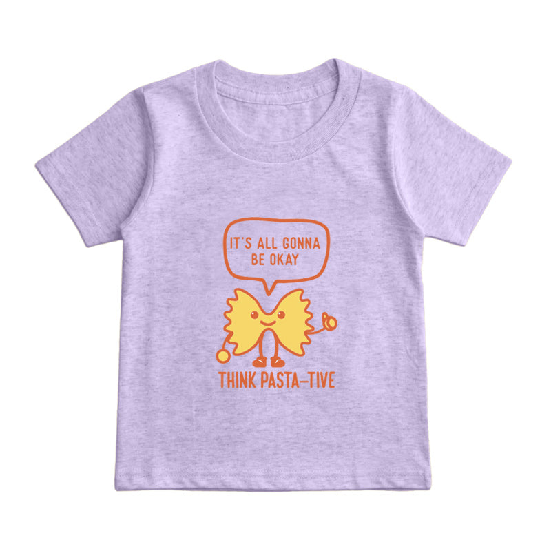 think pasta-tive Kids T-Shirt