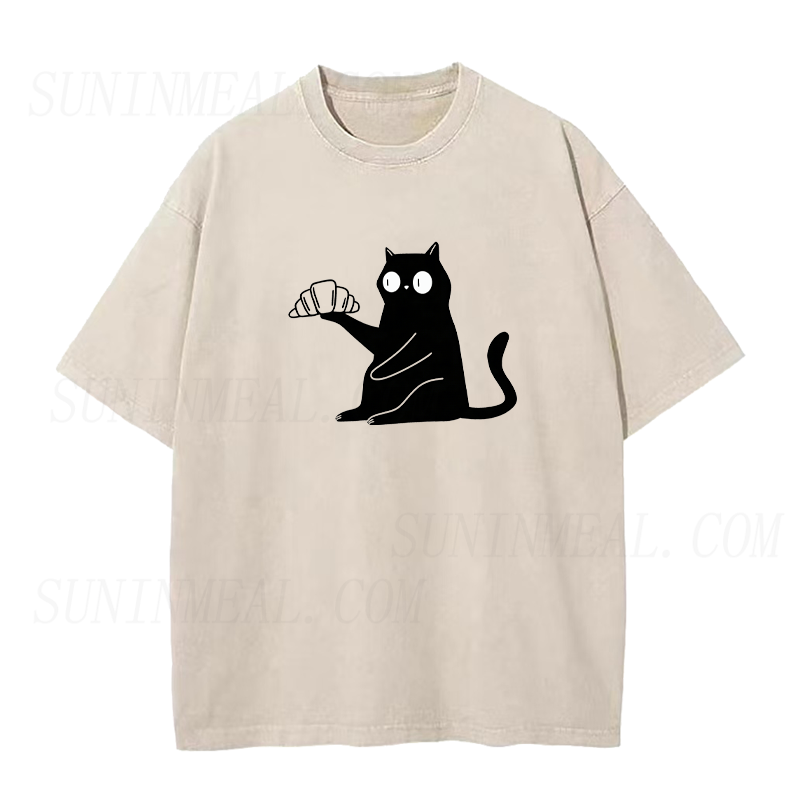 Croissant Cat Unisex Tee