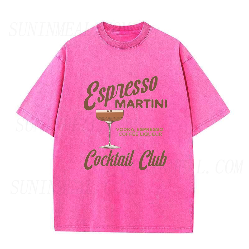 Espresso Martini Cocktail Club Unisex Tee