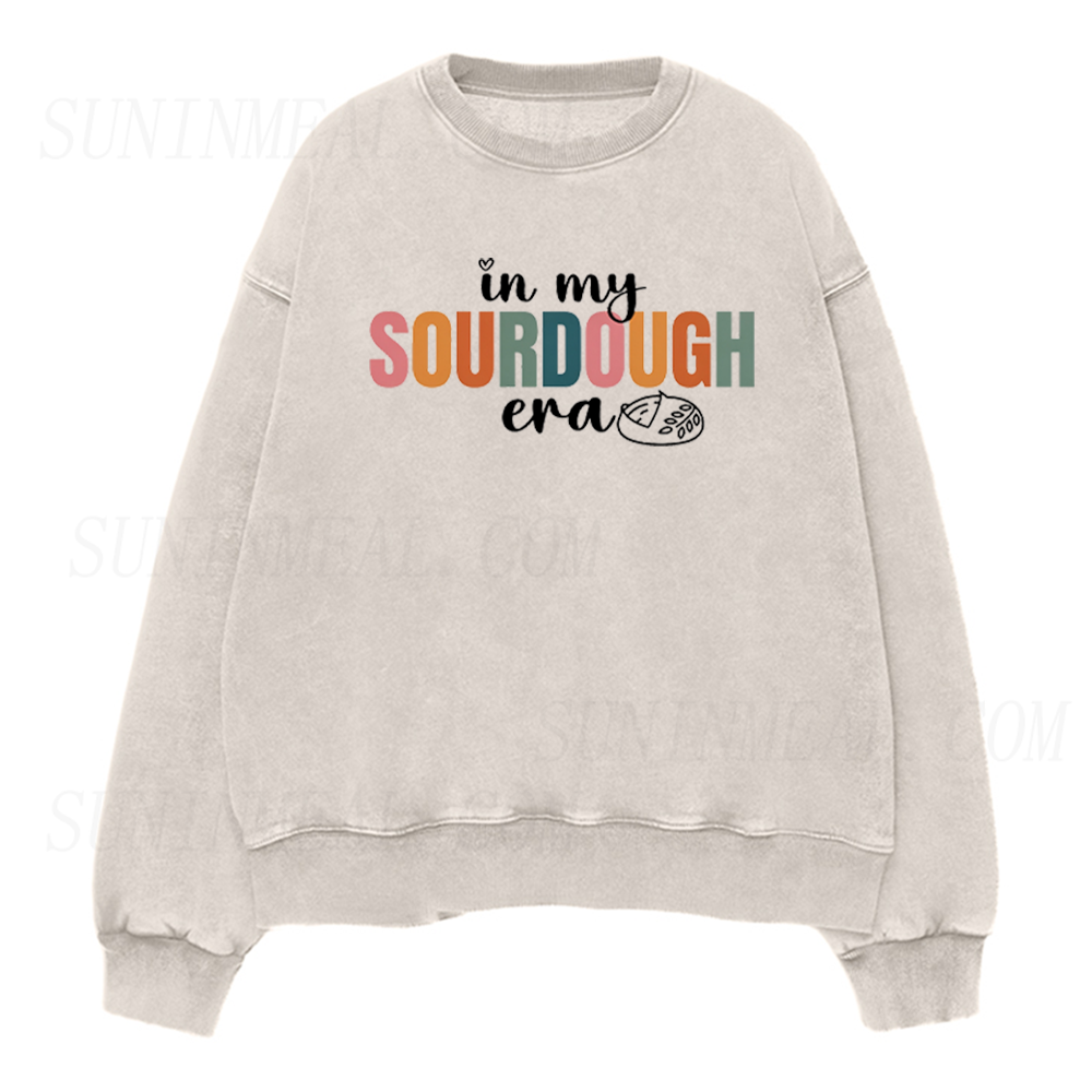 In My Sourdough Era Bread Lover Unisex Crewneck Sweatshirt