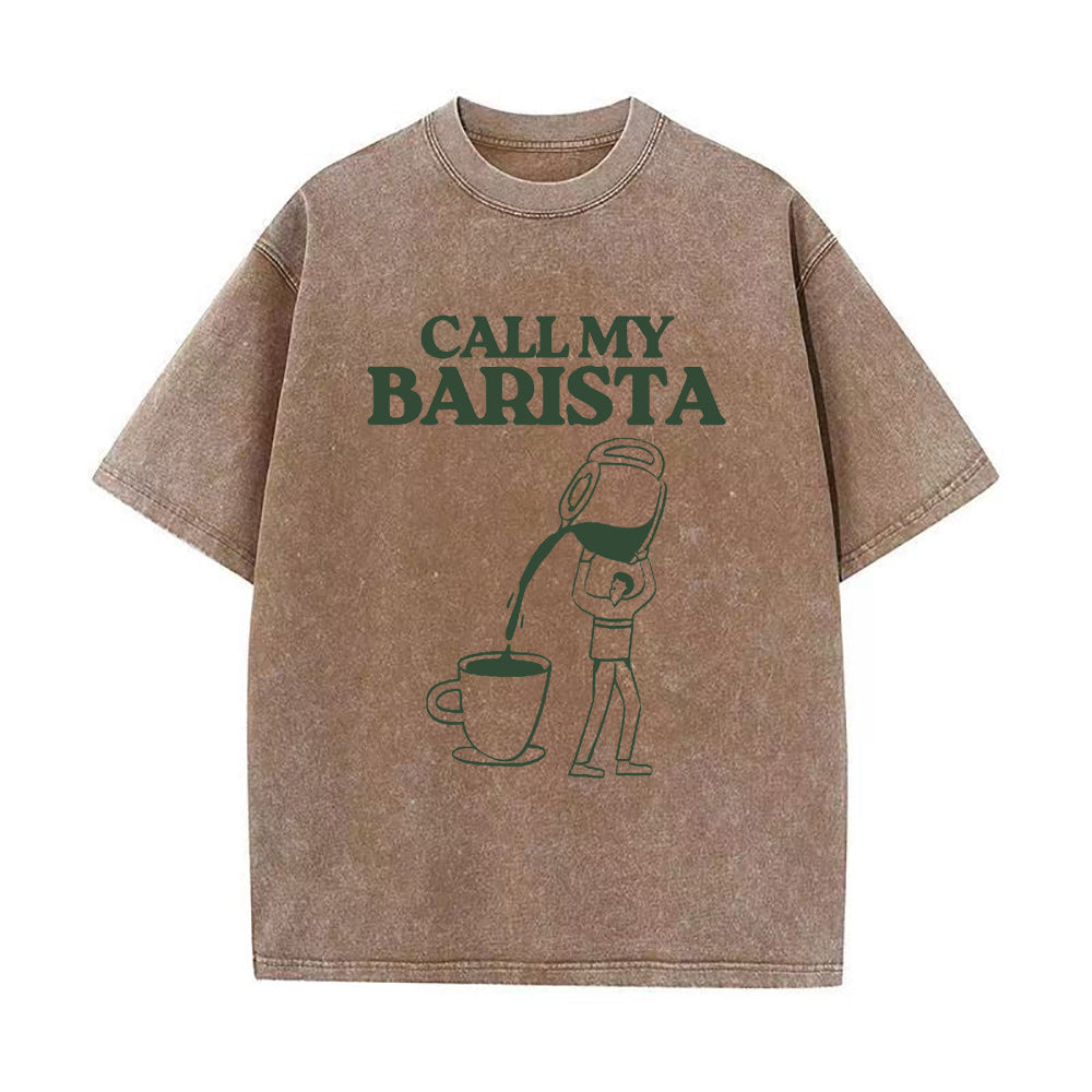 コール・マイ・バリスタ ユニセックスTシャツ