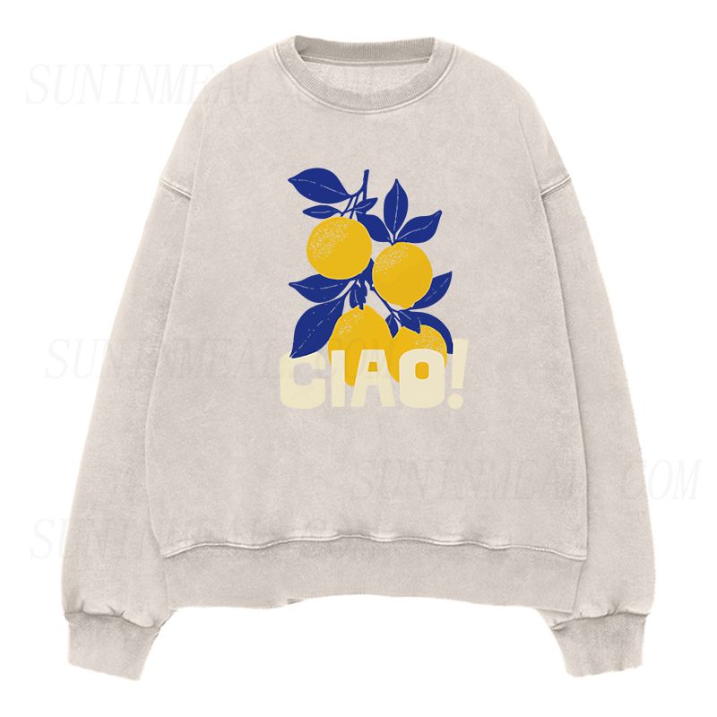 Ciao Italian Lemons Unisex Crewneck Sweatshirt