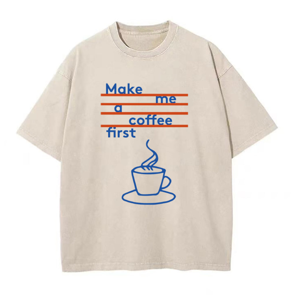 まずはコーヒーを淹れて ユニセックスTシャツ