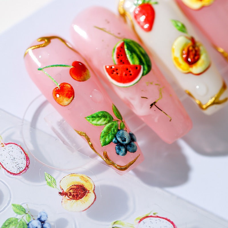 Fruit 5D Nail Sticker