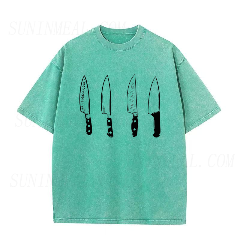 Vintage Chef Knives Unisex Tee