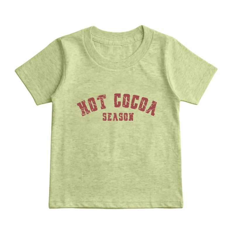 Hot Cocoa Season Kids T-Shirt
