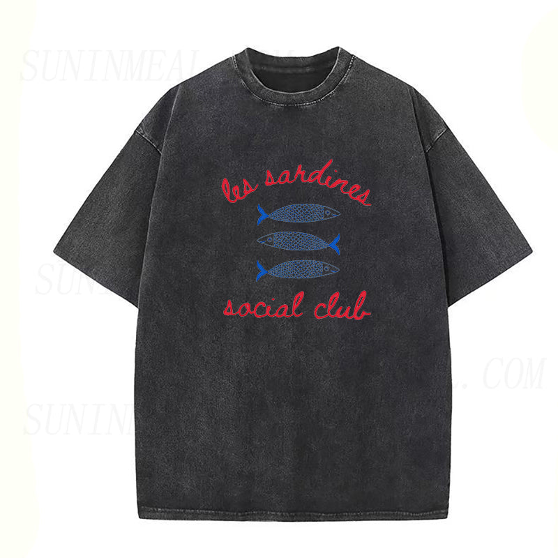 Les Sardines Social Club Unisex Tee