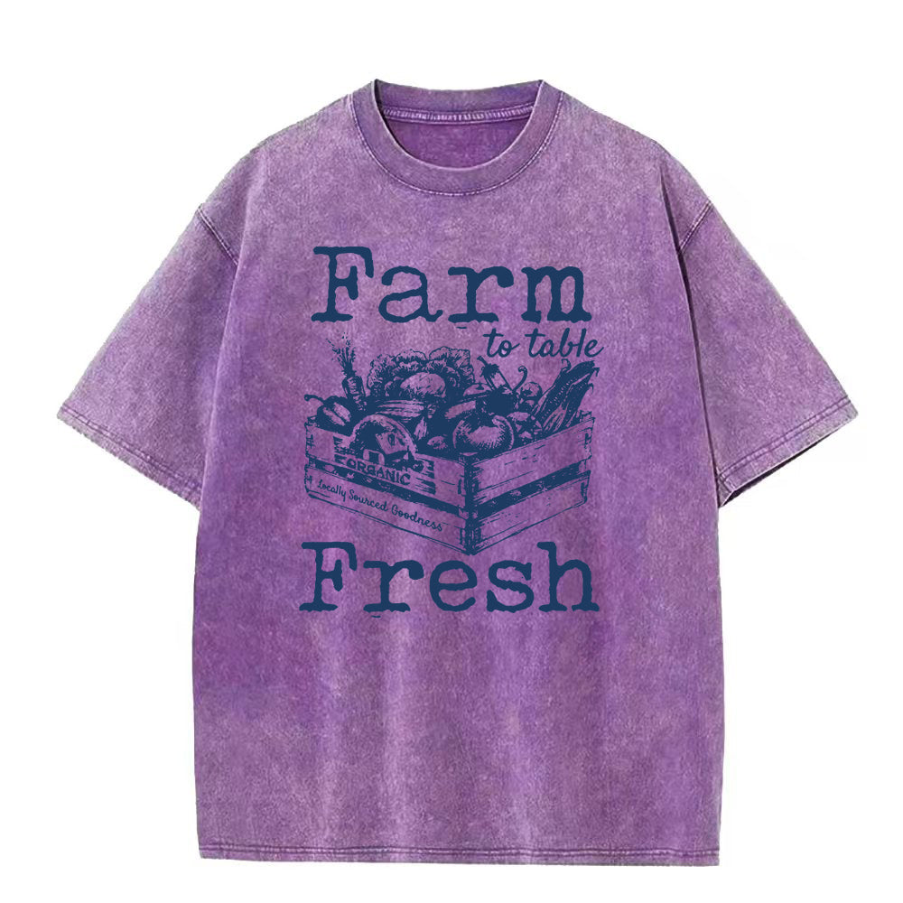 ファーム・トゥ・テーブル フレッシュ ユニセックス Tシャツ