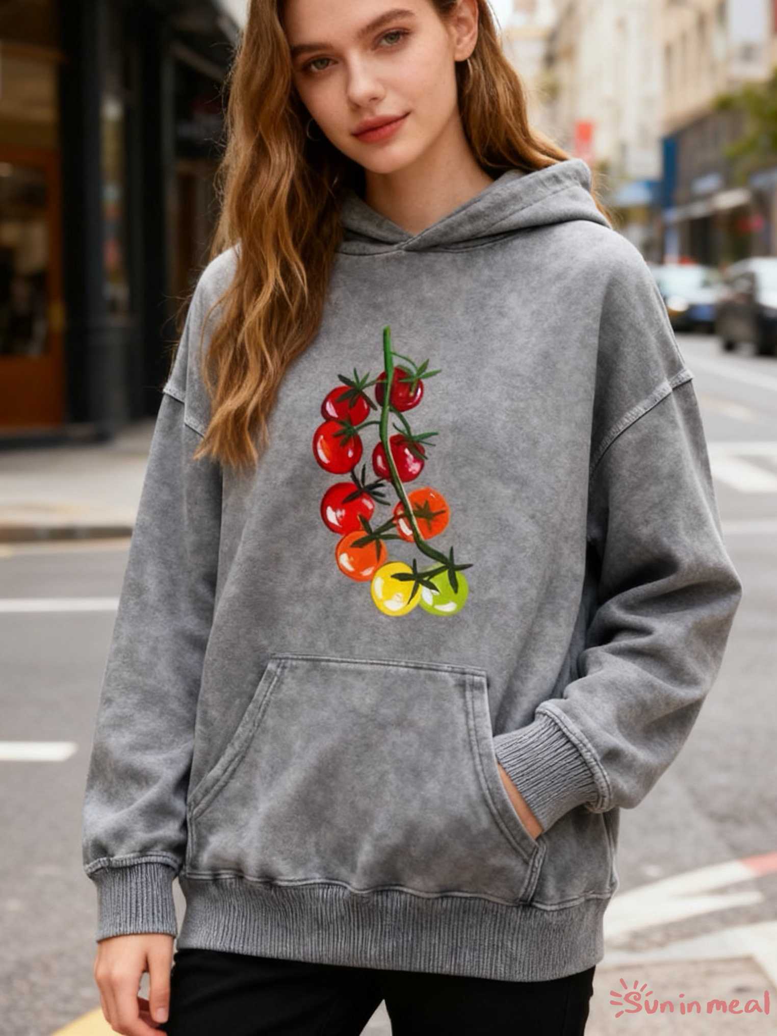 Tomato Vine Unisex Hoodie