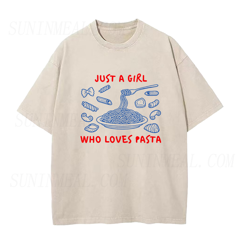 Just A Girl Who Loves Pasta Unisex Tee