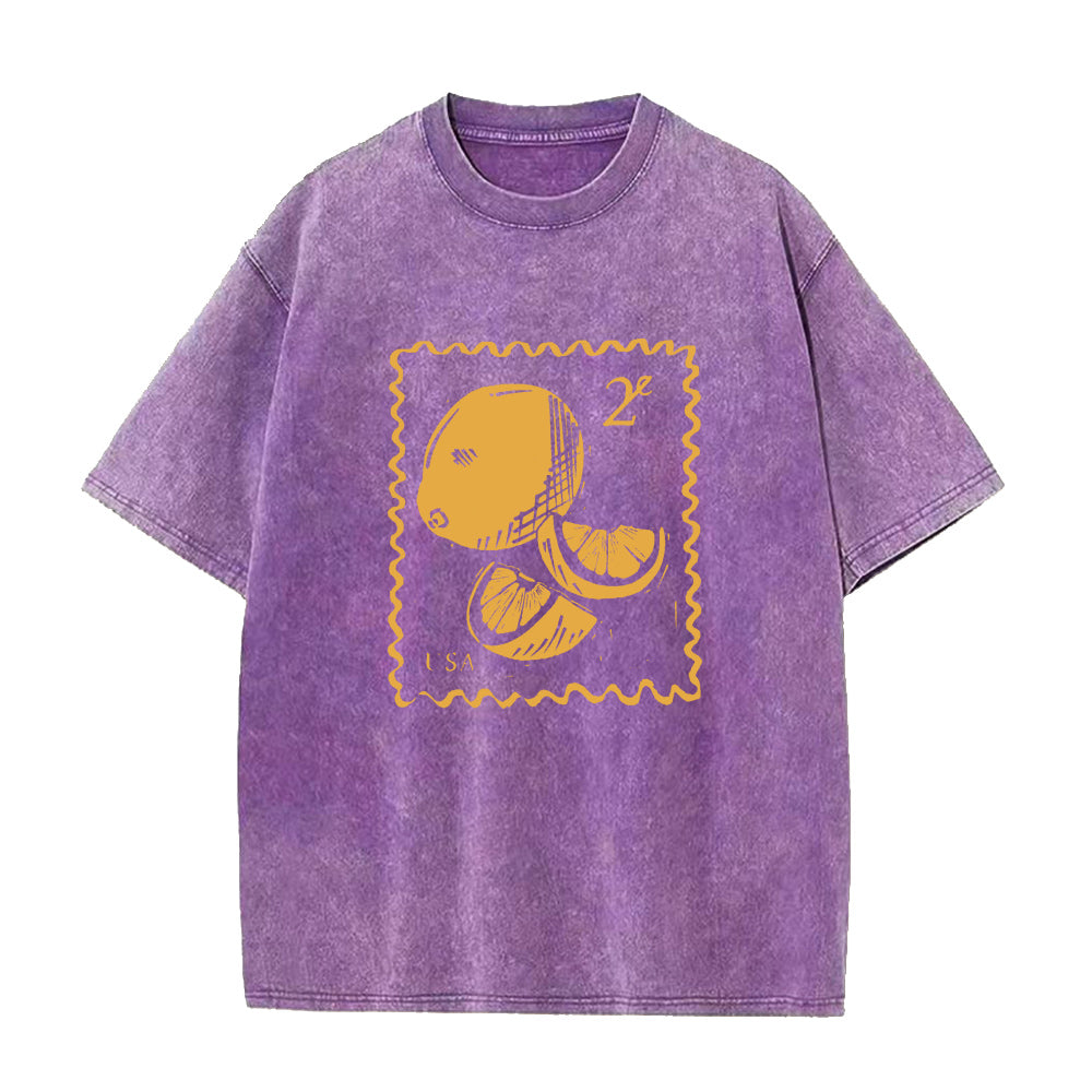 レモンスタンプ ユニセックスTシャツ