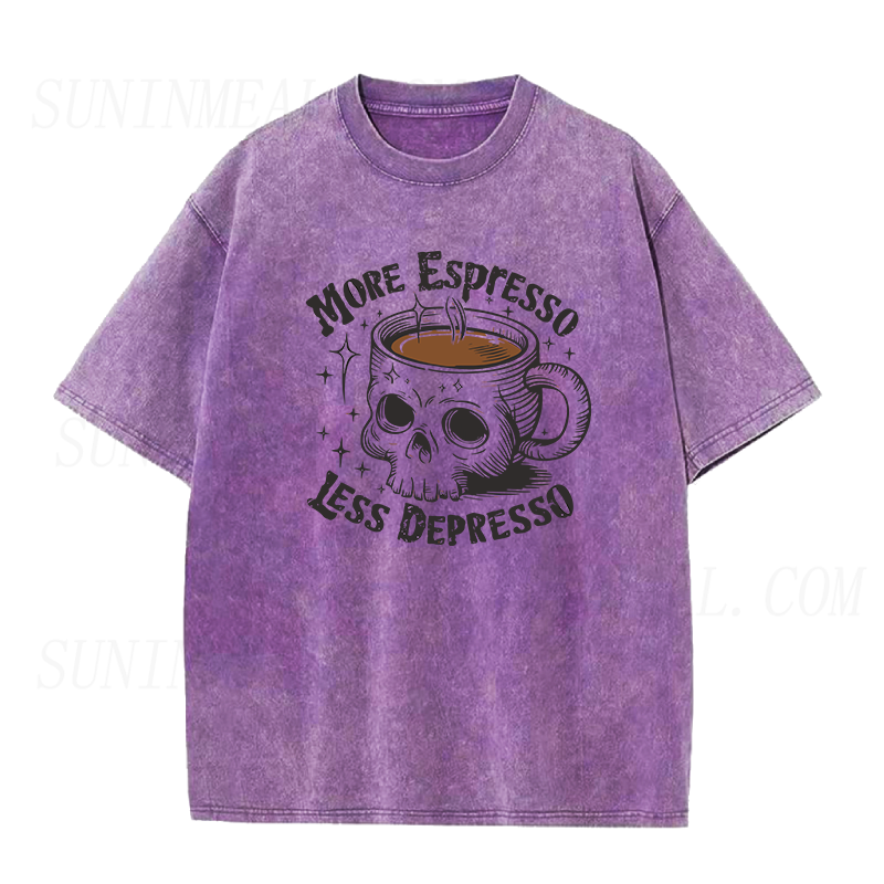 モア・エスプレッソ・レス・デプレッソ ユニセックスTシャツ