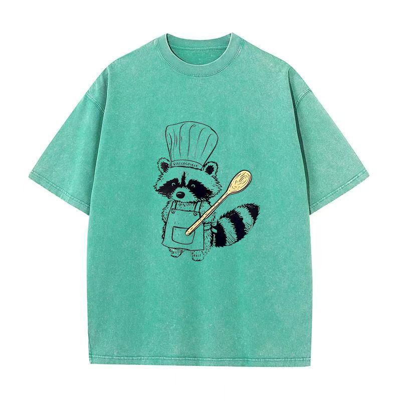 Cute Raccoon Chef Unisex Tee
