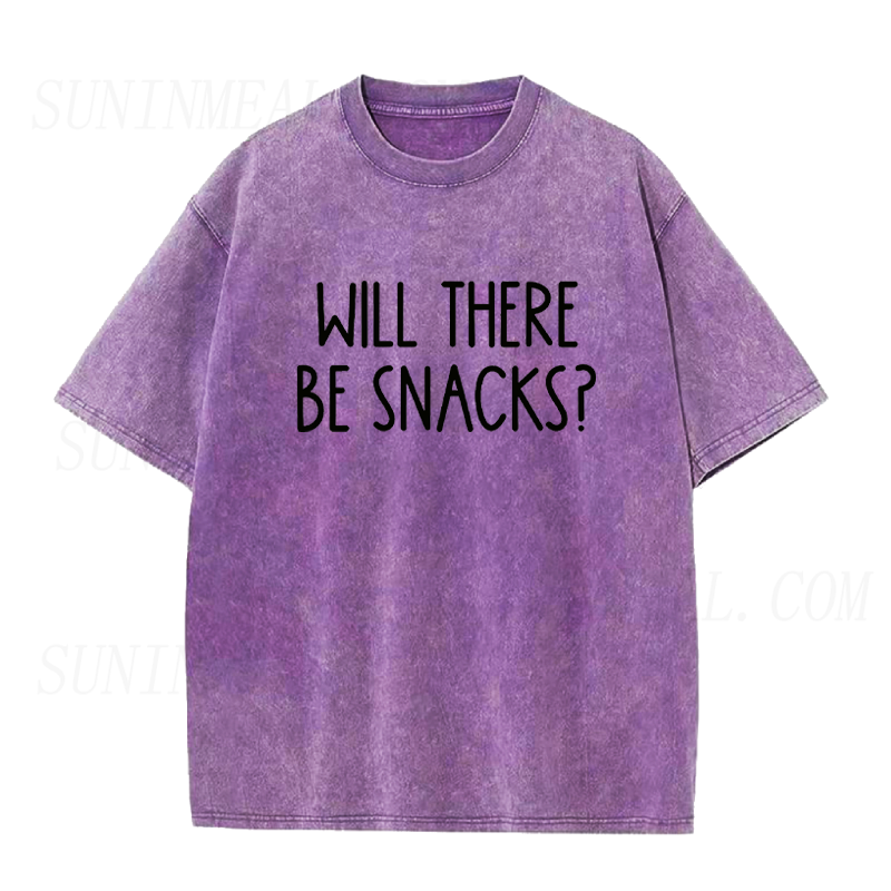 Will There Be Snacks Unisex Tee