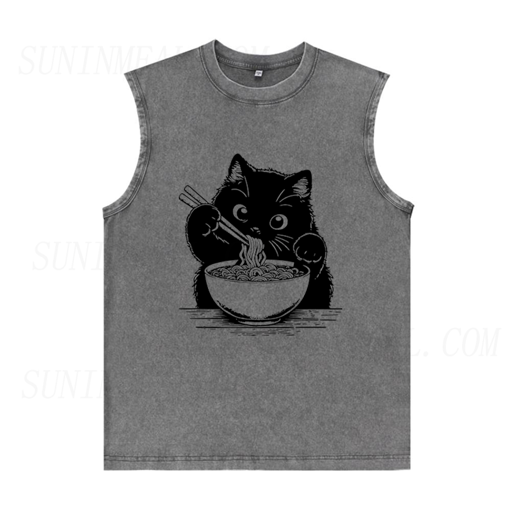 Ramen Cat Unisex Tank Top