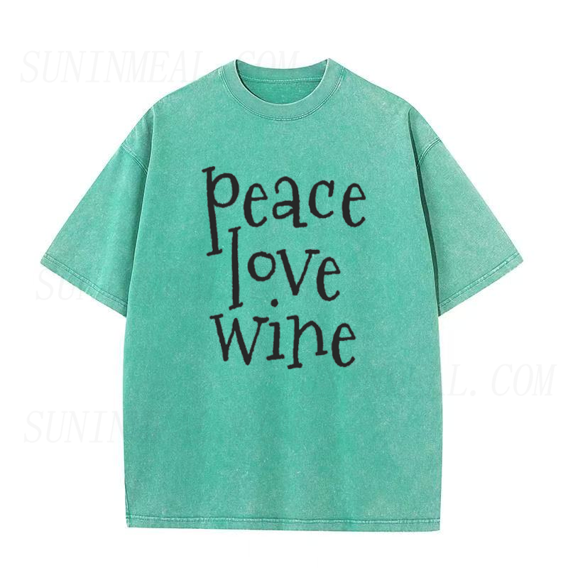 Peace Love Wine Unisex Tee