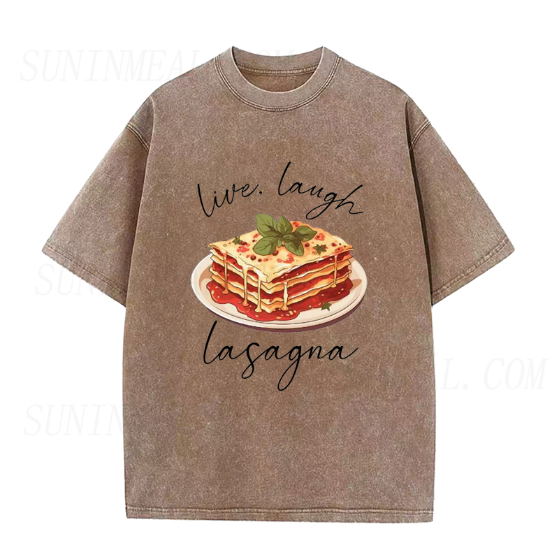 Live Laugh Lasagna Unisex Tee