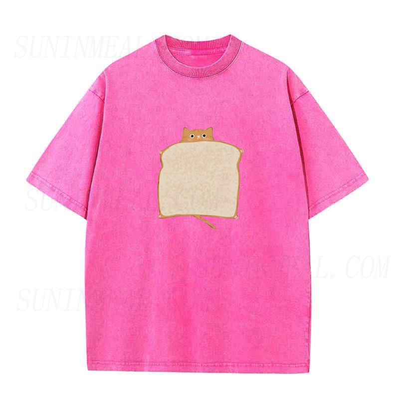 Funny Bread Cat Unisex Tee