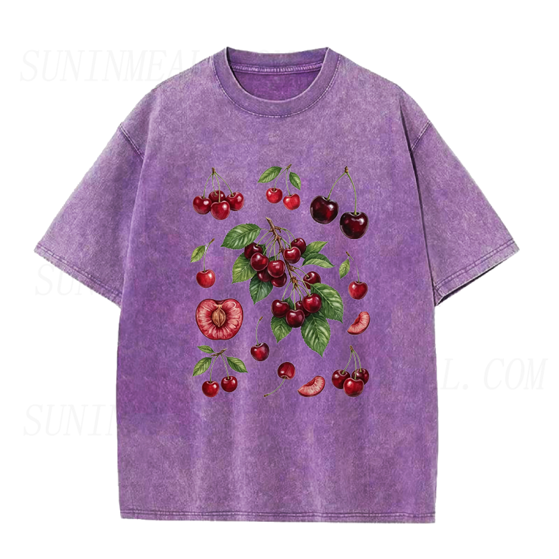 Cherry Branch & Slices Unisex Tee